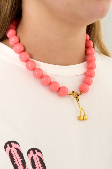 Resin Beaded Necklaces Beads Casual Daily Simple Series Women's jewelry-15mm h5 Picture3